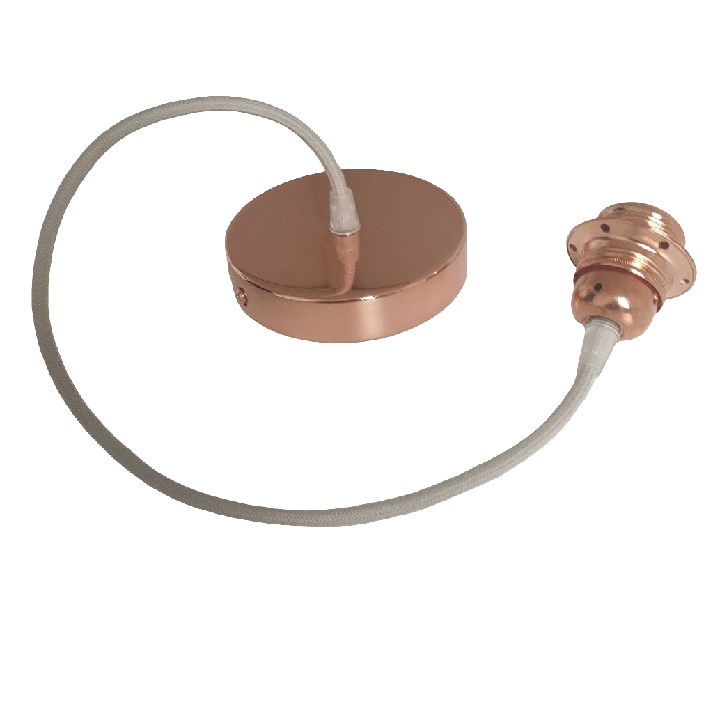 Câble électrique pour suspension rosace cuivre