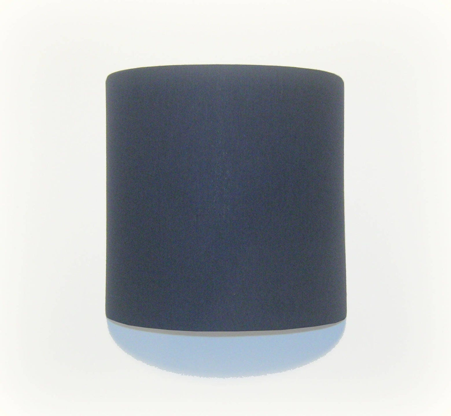 Applique murale demi-cercle design uni bleu ciel bleu ciel canard marine tissu coton fabriquée en France