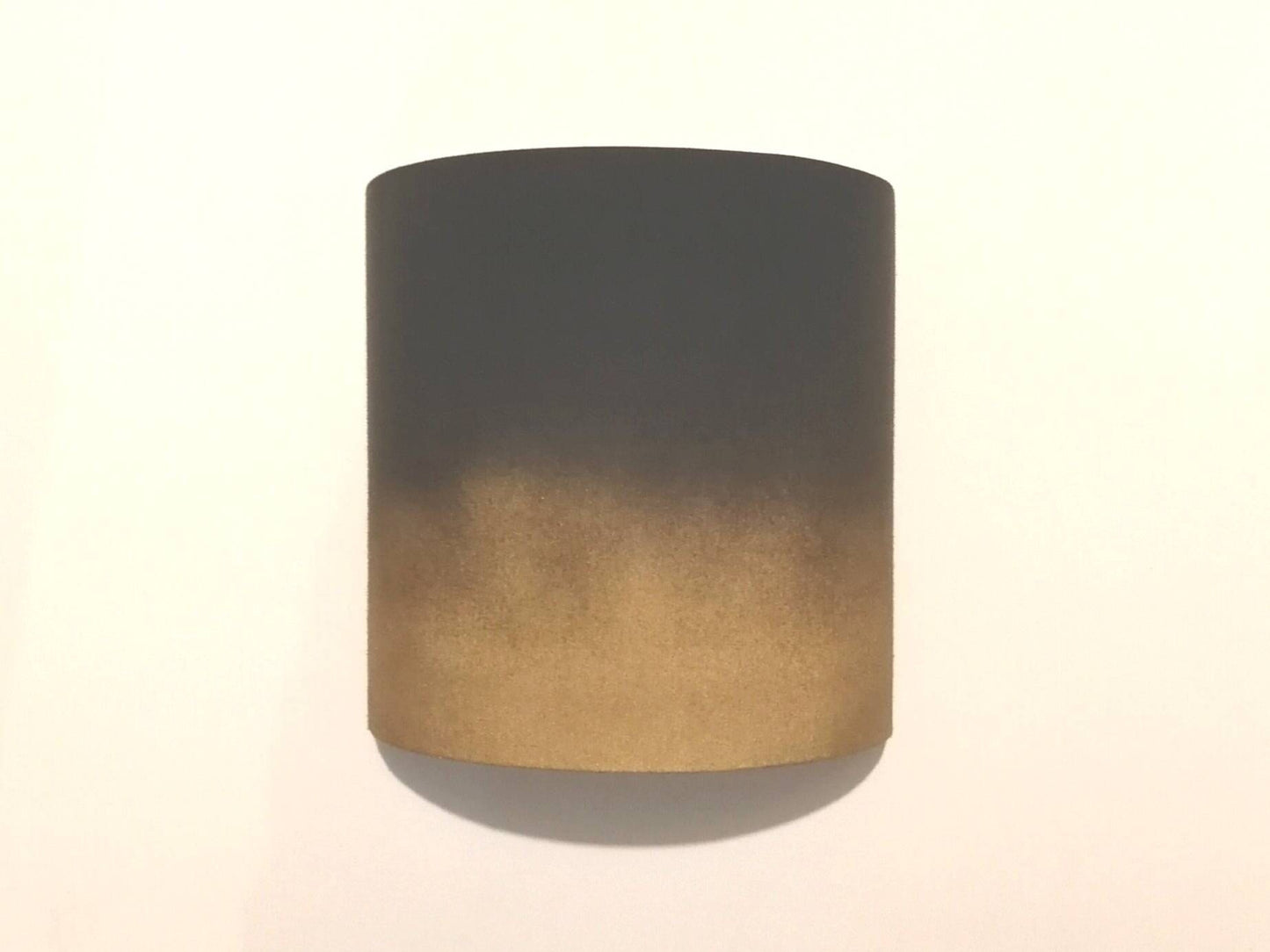 Applique murale demi-cercle design tissu doré et couleur uni pièce unique blanc cassé écru beige gris anthracite noir