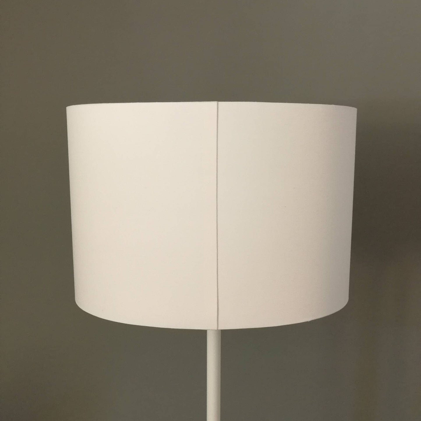 Abat jour ovale 30 x 20 cm uni couleurs au choix en coton pour pied de lampe blanc beige jaune orange rose rouge vert bleu gris noir