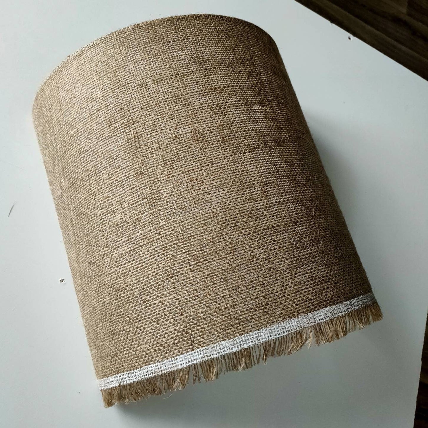 Applique murale demi-lune design Jute naturel à franges fabriquée en France décoration bohème tendance pour chambre salon séjour