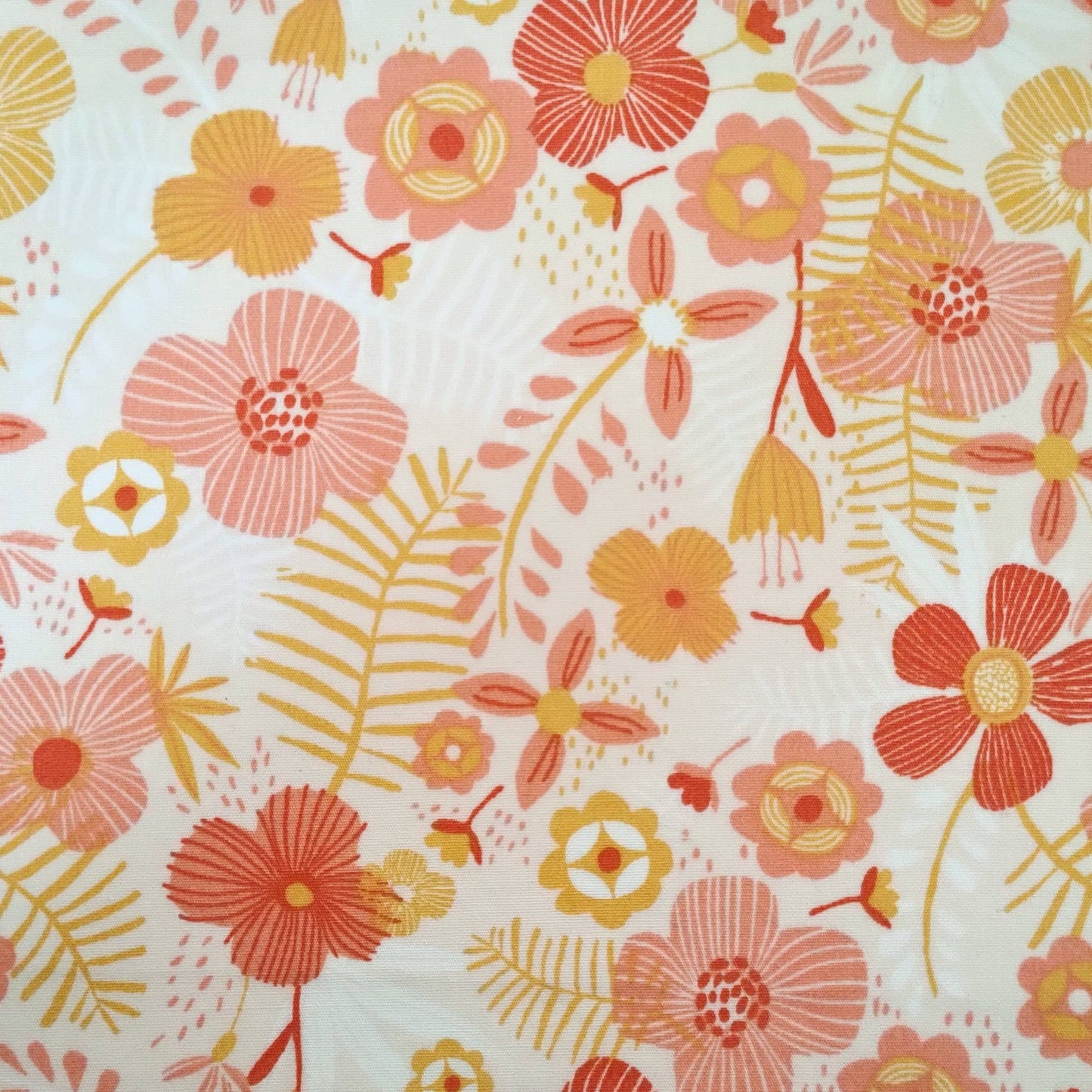 Abat-jour rond Fleurs tissu au choix pour suspension chambre adultes enfants salon séjour bureau