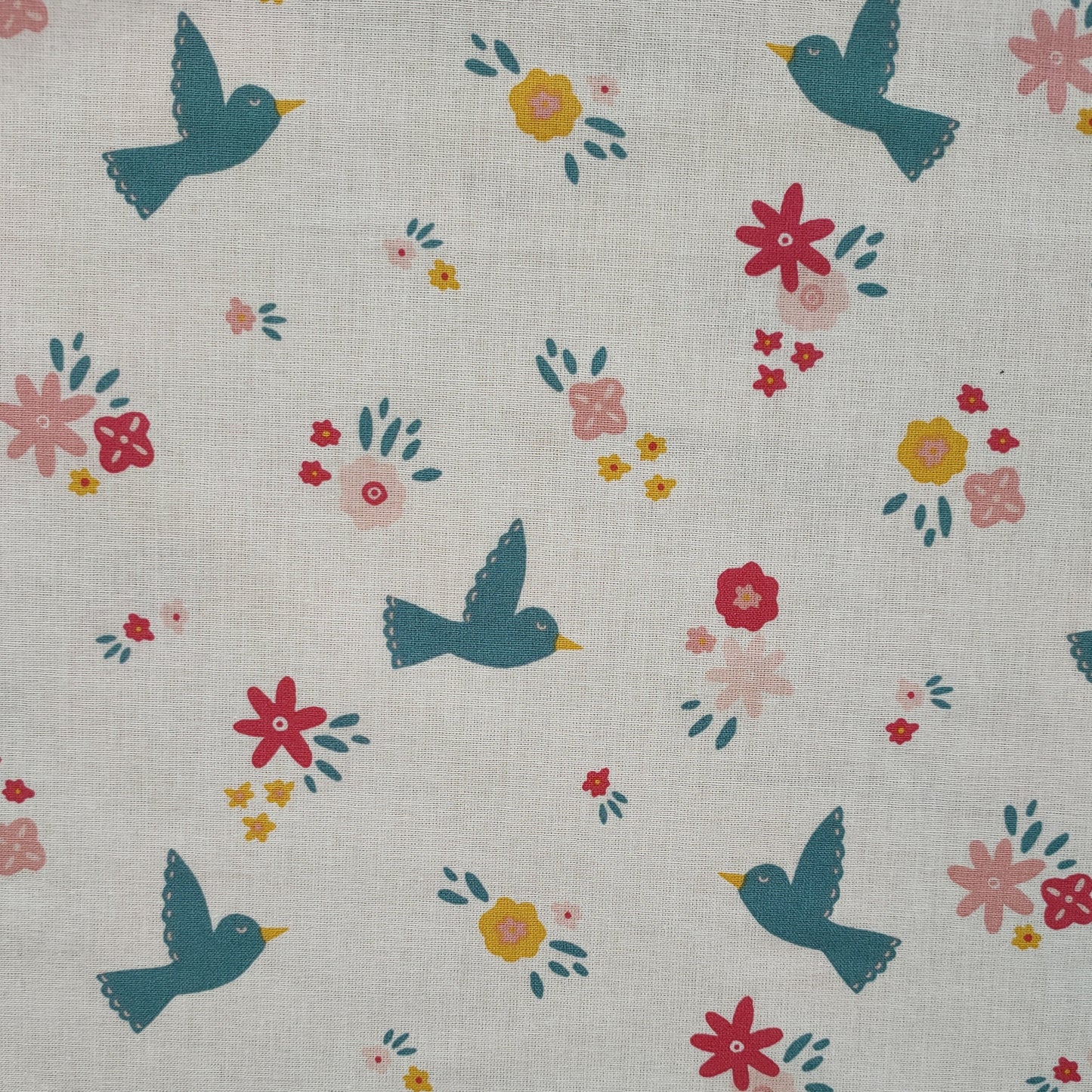Suspension Oiseaux Abat-jour rond tissu imprimé bébé / enfants pour chambre