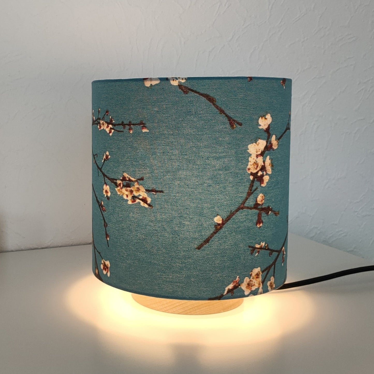 Lampe à poser socle Cerisier - Mademoiselle Lumière Cerisier rose