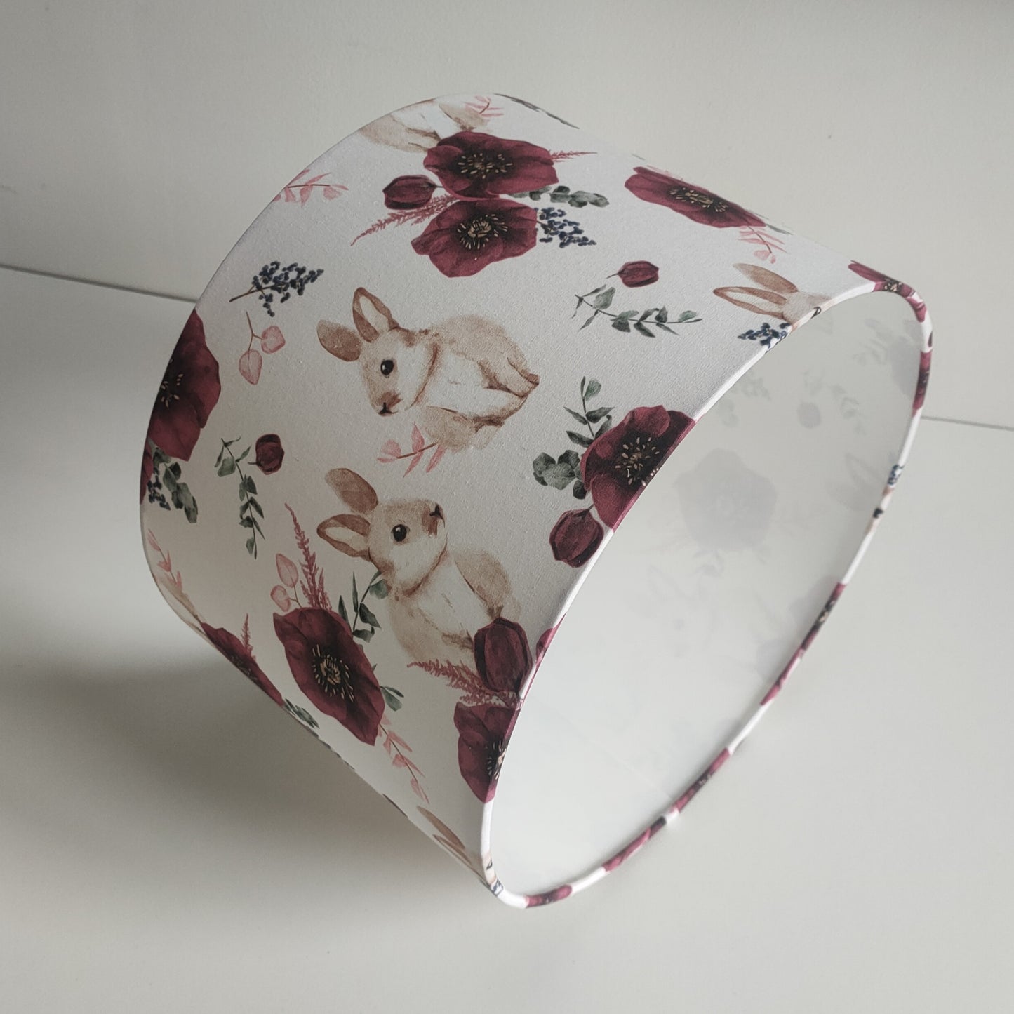 Suspension Lapins et Pivoines
