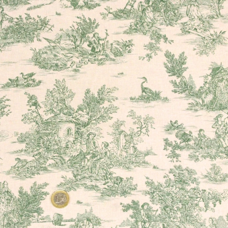 Applique murale Toile de Jouy traditionnelle