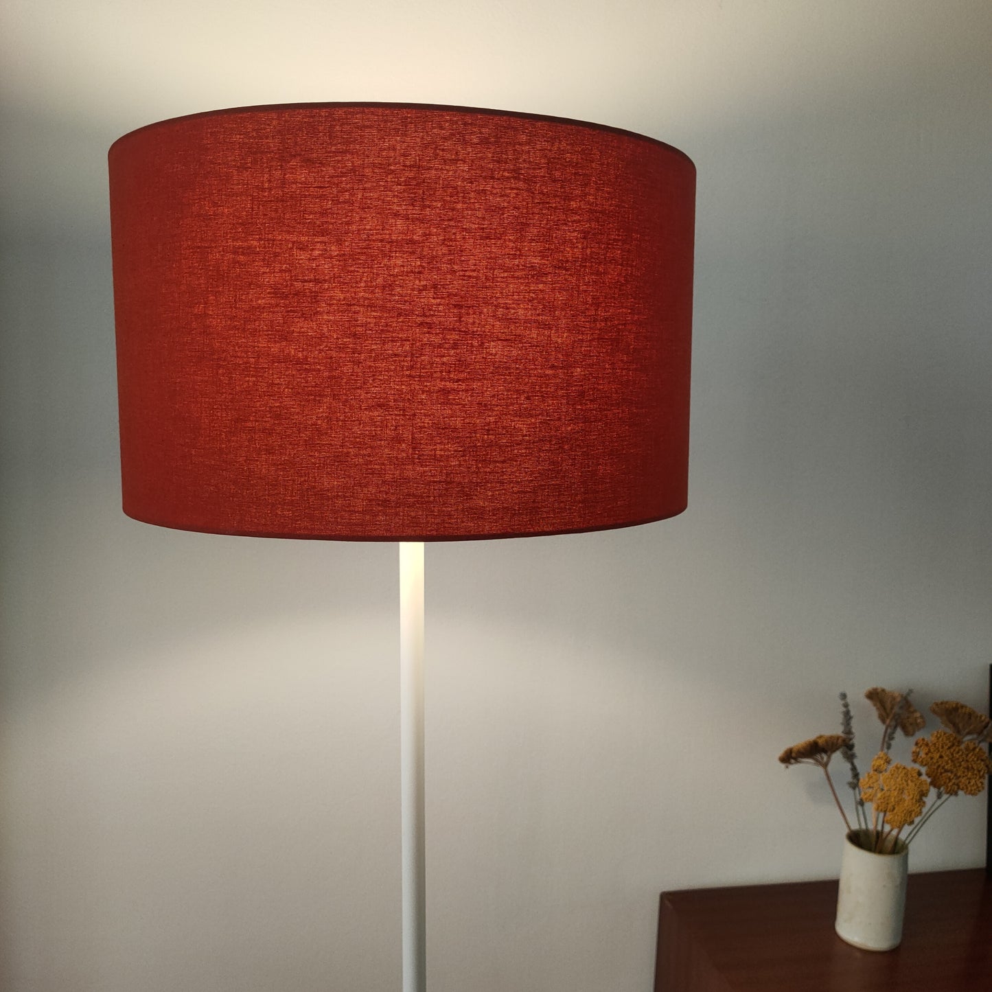 Abat-jour uni Orange Terracotta