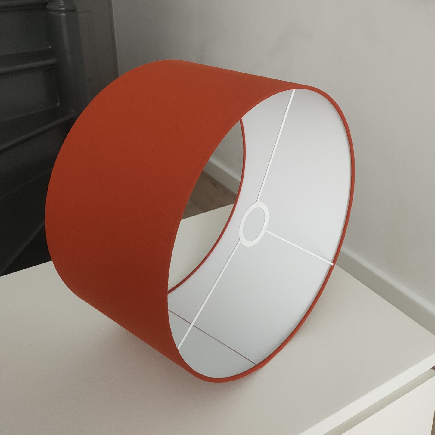 Abat-jour uni Orange Terracotta