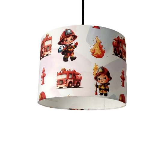 suspension Abat-jour pour chambre d'enfants Pompiers