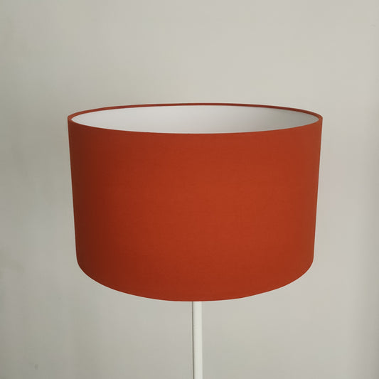 Abat-jour uni Orange Terracotta