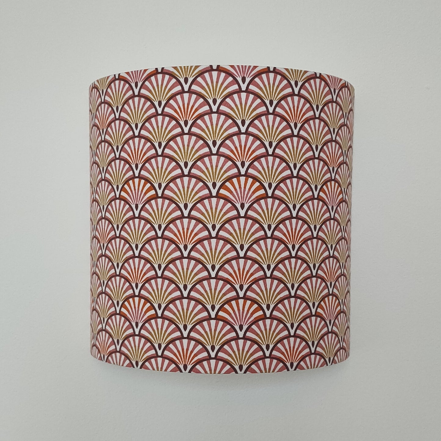 Applique murale Éventails Rose éventails multicolores