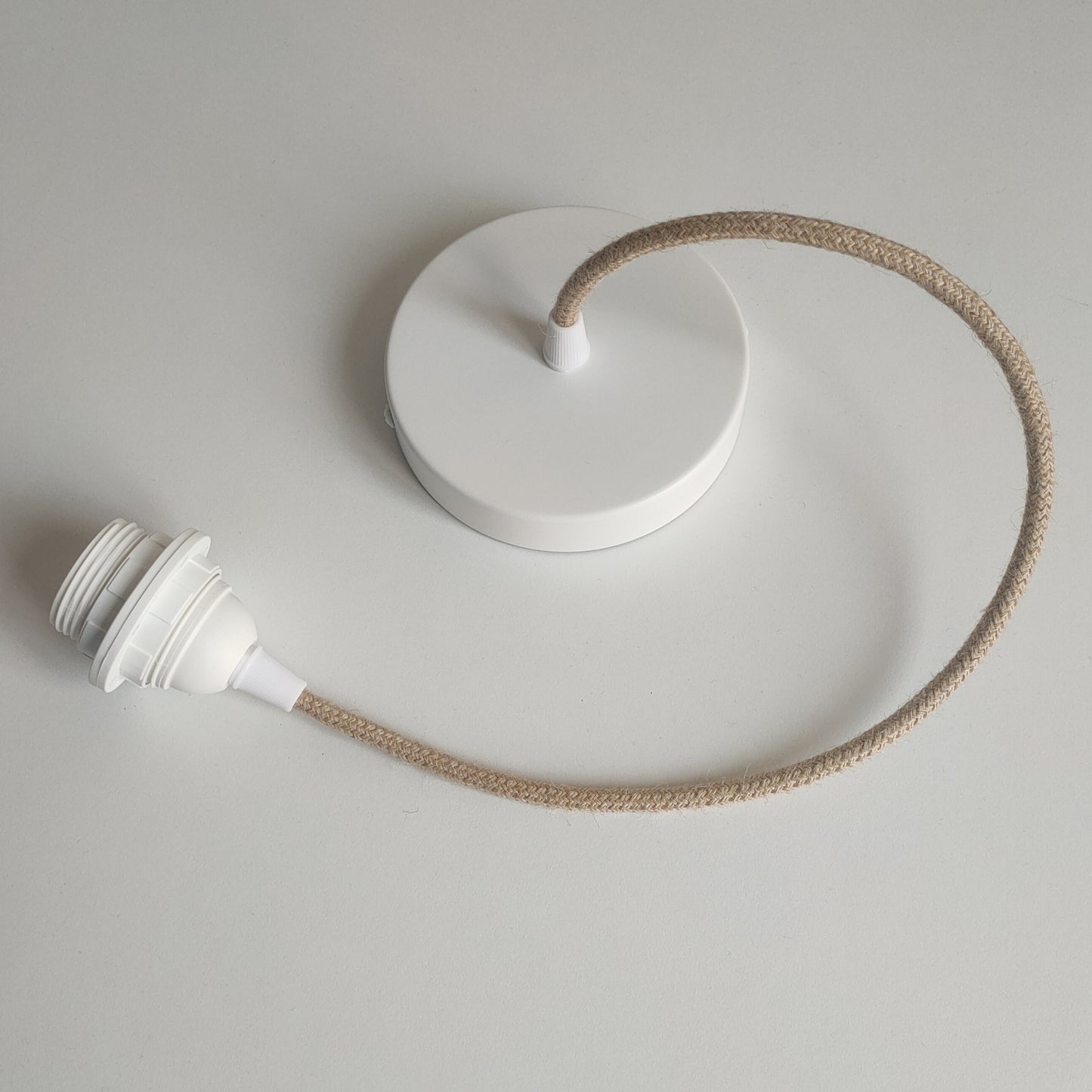 Câble électrique pour suspension rosace blanche