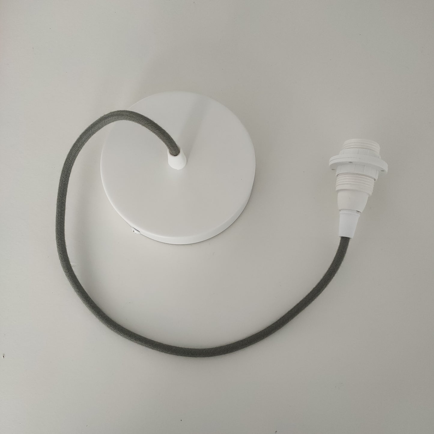 Câble électrique pour suspension rosace blanche