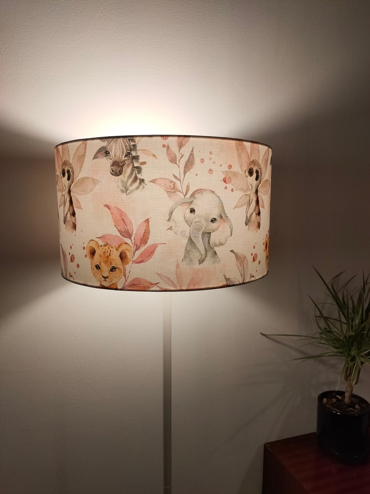 Abat-jour Savane Rose/ violet